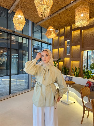 Molla Fiyonk Gömlek - Yeşil ÖN SİPARİŞ