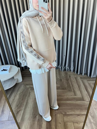 Muadil Cepli Sweat - Bej