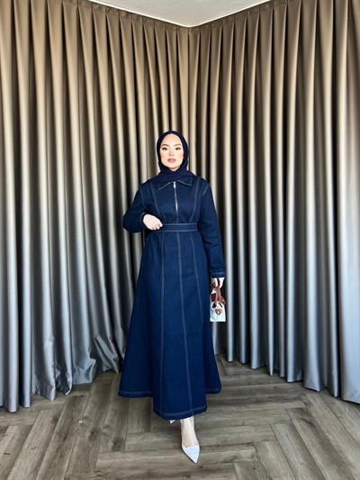 My Lov Kot Elbise - Lacivert