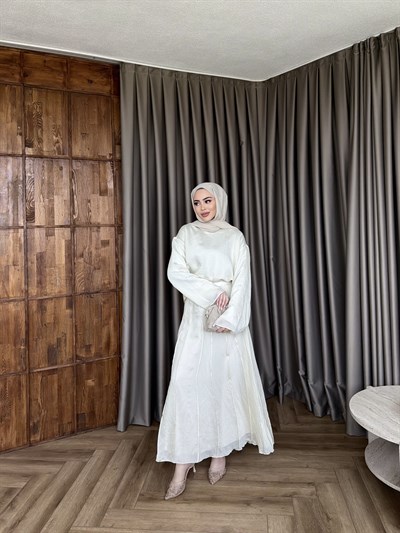 Nisa Etekli Takım - Krem