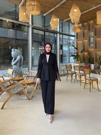 Olla Krep Takım - Siyah