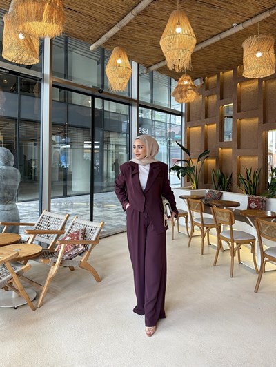 Onna Krep Takım - Mürdüm