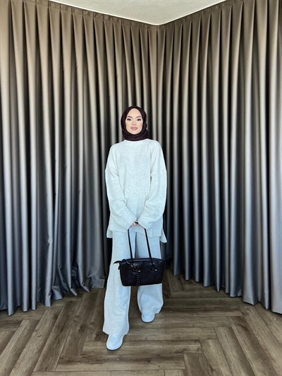 Onna Triko Takım - Bej