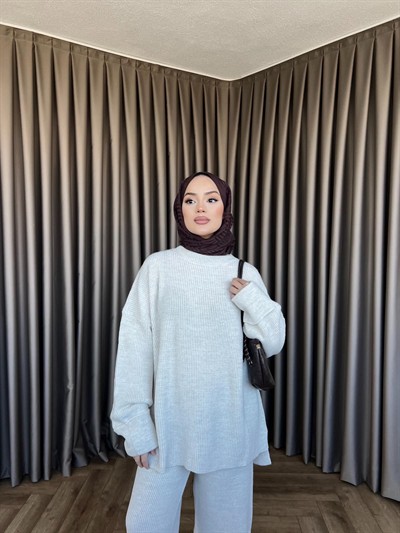 Onna Triko Takım - Bej