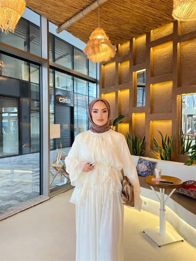 Özden Bağlamalı Takım - Beyaz (ÖN SİPARİŞ) Bayramdan sonra gelicek !