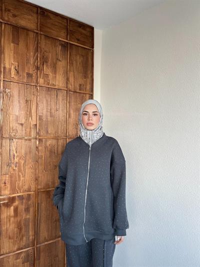 Şavva Taşlı Takım - Antrasit