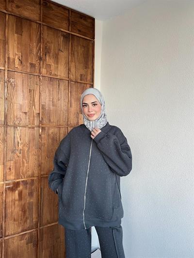 Şavva Taşlı Takım - Antrasit