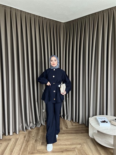 Rakkas Düğmeli Takım - Lacivert(ÖN SİPARİŞ)