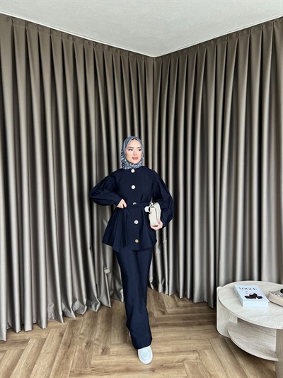 Rakkas Düğmeli Takım - Lacivert(ÖN SİPARİŞ)