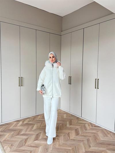 Reyta Taşlı Takım - Beyaz(ÖN SİPARİŞ)