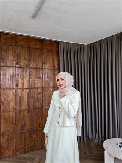 Reyya Etekli Takım - Ekru