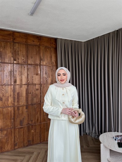 Reyya Etekli Takım - Ekru