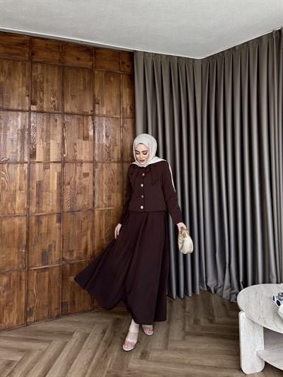 Reyya Etekli Takım - Kahve