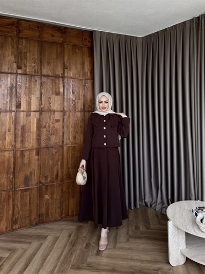 Reyya Etekli Takım - Kahve