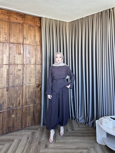 Şalvar Han Takım - Kahve