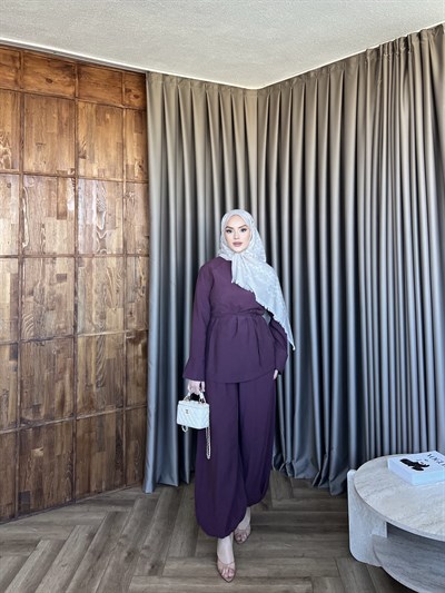 Şalvar Han Takım - Mürdüm