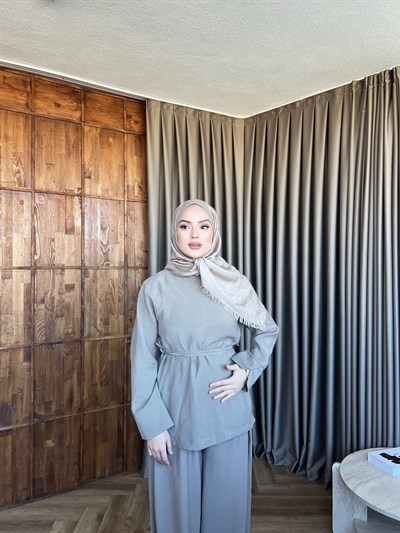 Şalvar Han Takım - Vizon