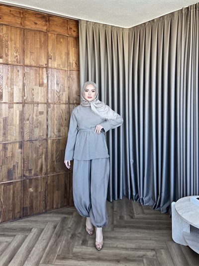 Şalvar Han Takım - Vizon