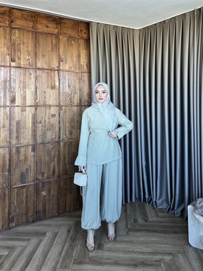 Şalvar Han Takım - Yeşil 