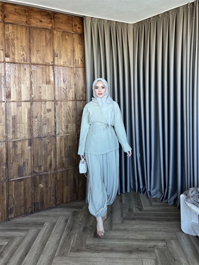 Şalvar Han Takım - Yeşil 