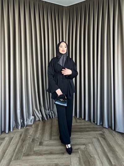 Sara Fular Takım - Siyah