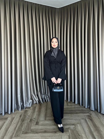 Sara Fular Takım - Siyah