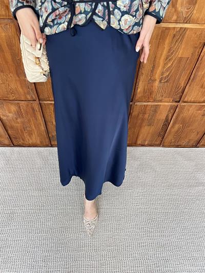 Saten Etek - Lacivert