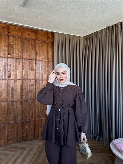 Selçe Tensel Takım - Kahve