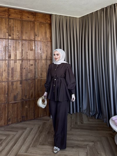 Selçe Tensel Takım - Kahve