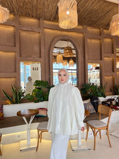 Selenay Gömlek - Beyaz