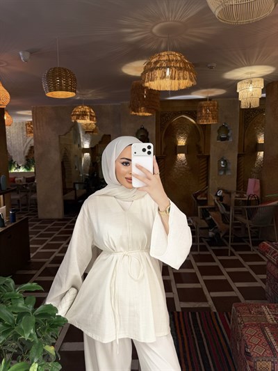 Selenay Gömlek - Beyaz
