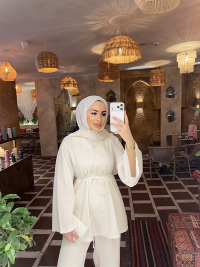 Selenay Gömlek - Beyaz