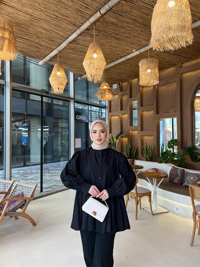 Selenay Gömlek - Siyah