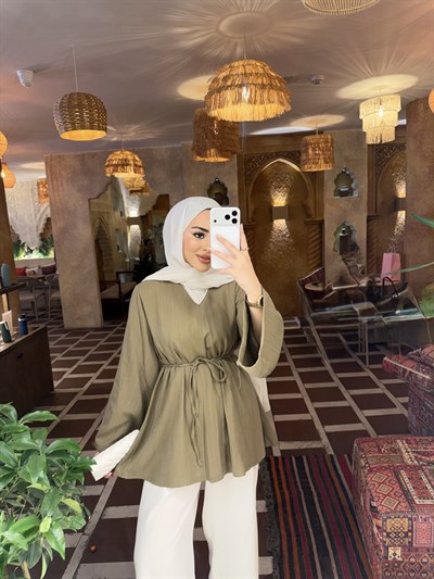 Selenay Gömlek - Yeşil