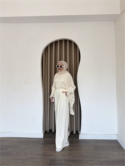 Senmi Oysh Takım - Krem