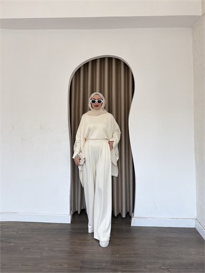 Senmi Oysh Takım - Krem