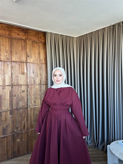 Sevil Elbise - Bordo