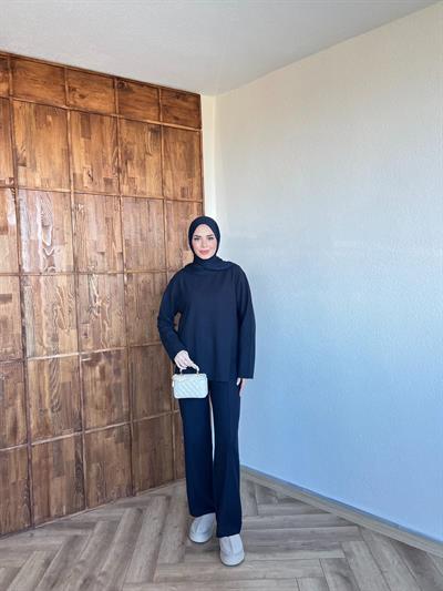 Sevli Pantonlu Takım Lacivert