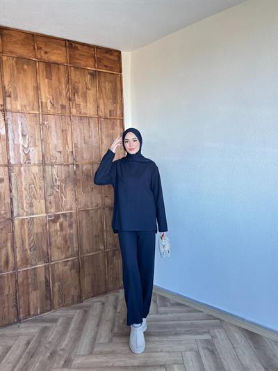 Sevli Pantonlu Takım Lacivert