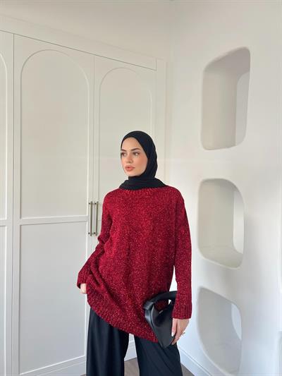 Simli Kazak - Kırmızı