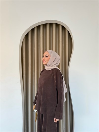 Siva Tensel Takım - Kahve