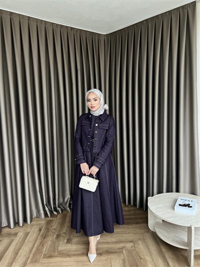 Suzi Kot Elbise Kot - Mürdüm(ÖN SİPARİŞ)