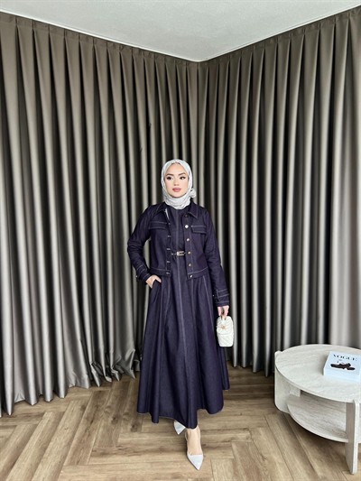 Suzi Kot Elbise Kot - Mürdüm(ÖN SİPARİŞ)