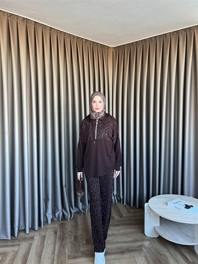 Taşlı Oysh Takım - Acı Kahve