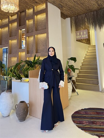 Tehna Dantel Detaylı Takım - Laci