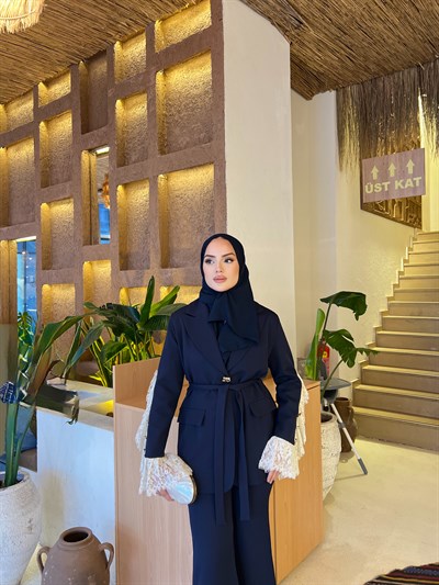 Tehna Dantel Detaylı Takım - Laci