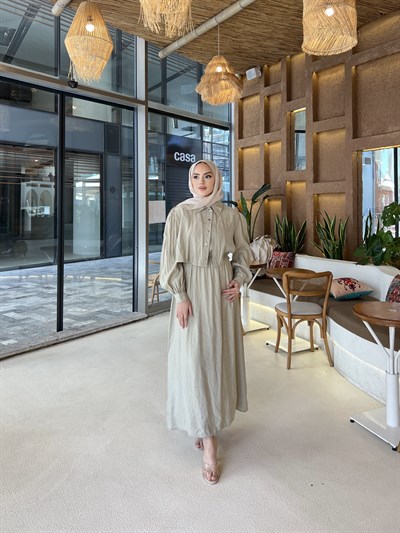 Unna Tensel Elbise - Yeşil