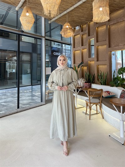 Unna Tensel Elbise - Yeşil