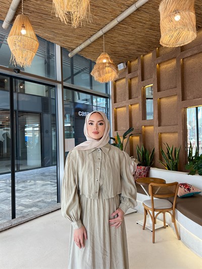 Unna Tensel Elbise - Yeşil