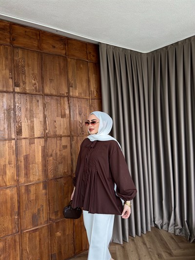 Weqa Gömlek - Kahve